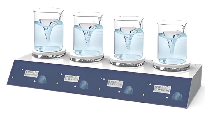 4/6 Channel Hotplate Magnetic Stirrer MS series