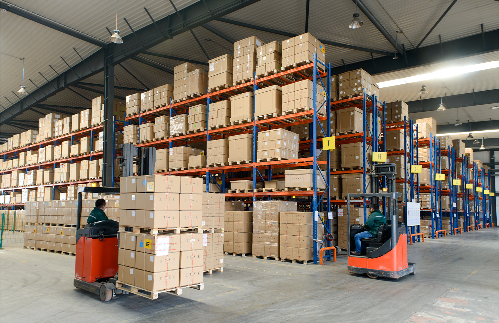 Efficient warehousing and on-time delivery
